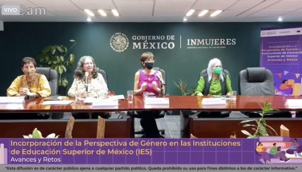 Participa UNACH en el Conversatorio Incorporación  de la Perspectiva de Género  en las Instituciones de Educación Superior de México