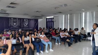 Se organizó el taller “Manejo del estrés” en la Facultad de Derecho C-III