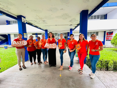 Se llevó a cabo la actividad denominada “Día Naranja, 25N” en la Facultad de Negocios y Escuela de Humanidades CIV y en SIRESU Extensión Itsmo Costa