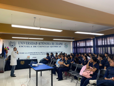 Se llevó a cabo el taller “Salud sexual y reproductiva” así como “Violencias en el noviazgo” en la Escuela de Ciencias Químicas OCOZOCOAUTLA