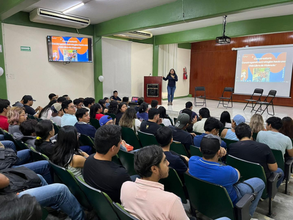 1er Conversatorio “Construyendo estrategias hacia una vida libre de violencia” en la Facultad de Ingeniería