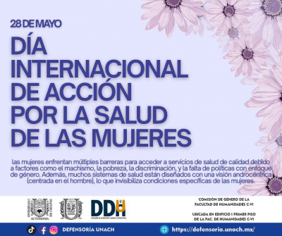 28 de mayo día internacional de acción por la salud de las mujeres