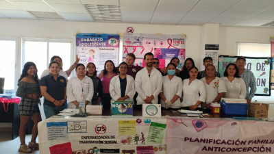 Se llevo a cabo la &quot;Feria de salud, salud sexual y reproductiva&quot; en la Escuela de Estudios Agropecuarios Mezcalapa