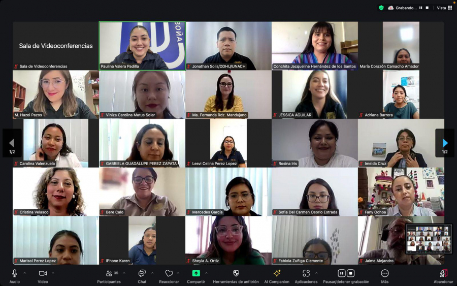 Se llevó a cabo de manera virtual el Conversatorio: Defendiendo con perspectiva: La experiencia de las Defensorías Universitarias