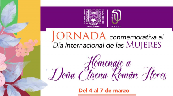 Jornada conmemorativa al Día internacional de las Mujeres &quot;Homenaje a Doña Elisena Román Flores&quot;
