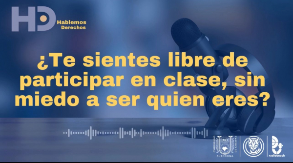 Se transmitió en Radio UNACH el programa “Hablemos de Derechos” donde participó como invitada María José García Cruz