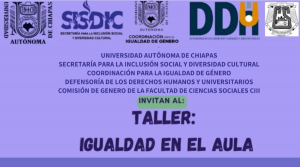Taller: “Igualdad en el Aula”
