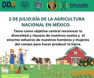 El 2 de julio se celebra el Día de la Agricultura Nacional