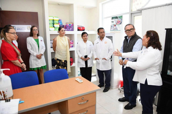 La Universidad Aut&oacute;noma de Chiapas, a trav&eacute;s de la Coordinaci&oacute;n General de Salud UNACH, inaugur&oacute; el espacio &ldquo;Salud Menstrual UNACH&rdquo;, ubicado en el M&oacute;dulo de Salud UNACH Central